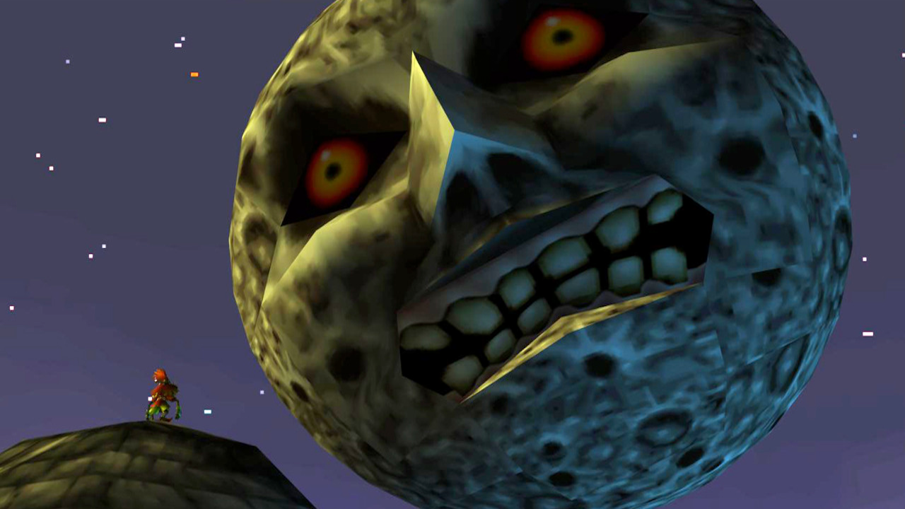 Looms menacing… land of video… Oh wait I get it! A bit forced, but whatever. Source