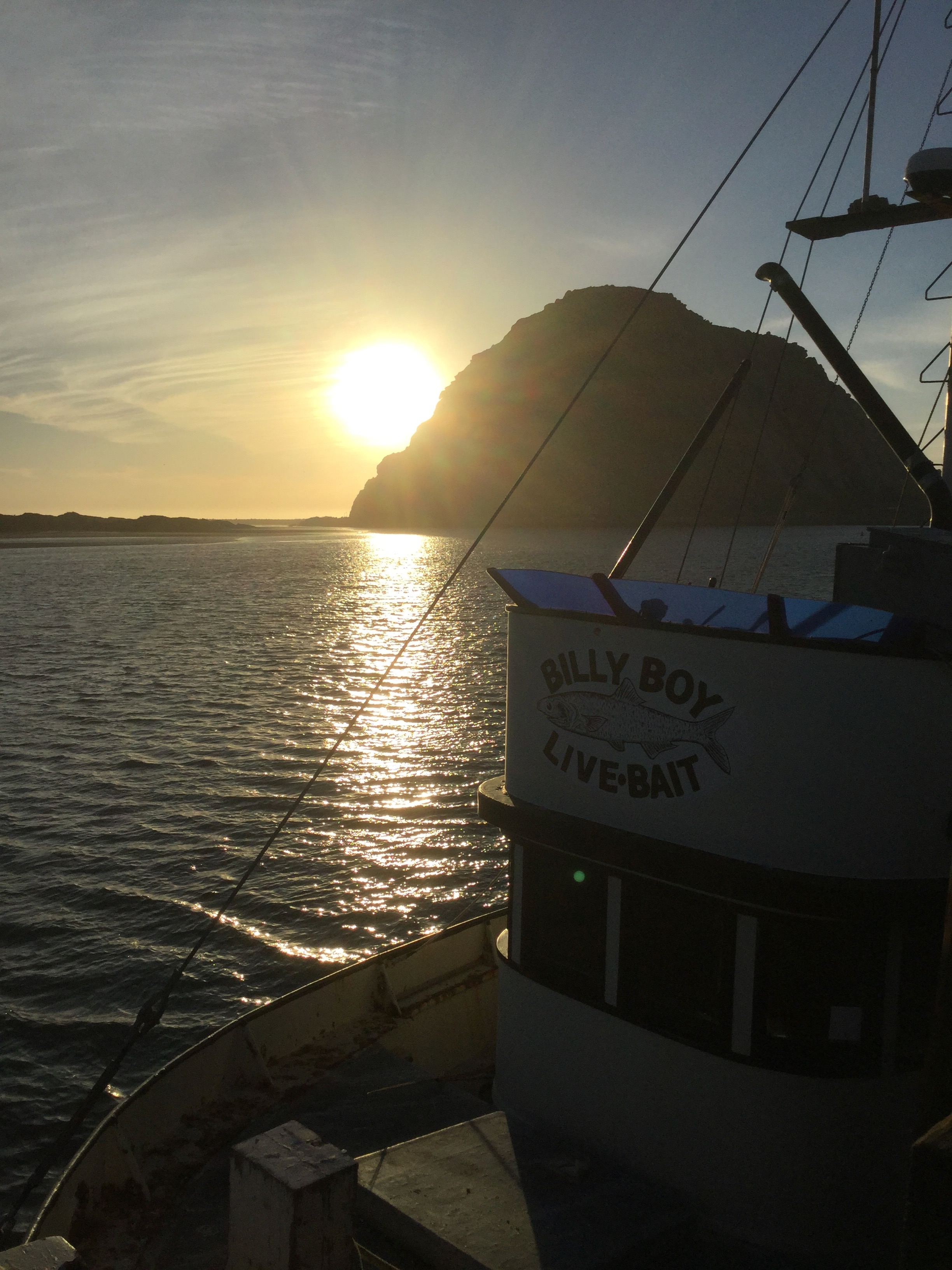 Gorgeous sunset at Morro Bay,California
