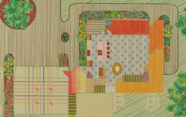 Dream Home Sweet Home (#5231003) , detail 2010 Colored pencil on mylar on canson paper 18 x 24 inches