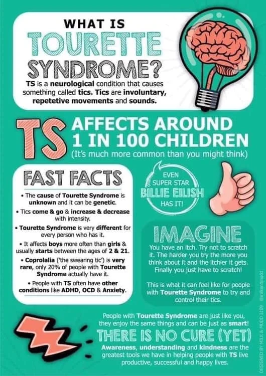 TOURETTE AWARENESS MONTH - May 15 - June 15 — Tourette Association ...