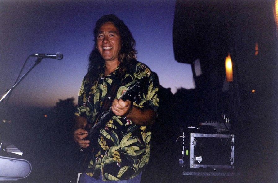 Pasquale on the bluff jamming - Image Cira 1990 