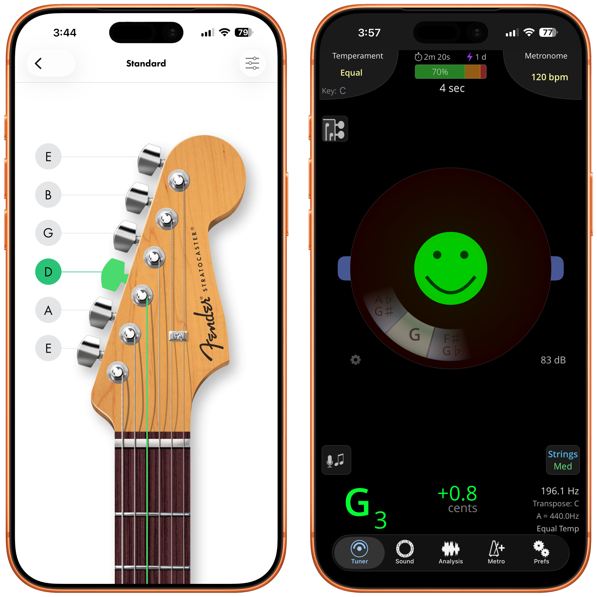 Fender Tune and Tonal Energy
