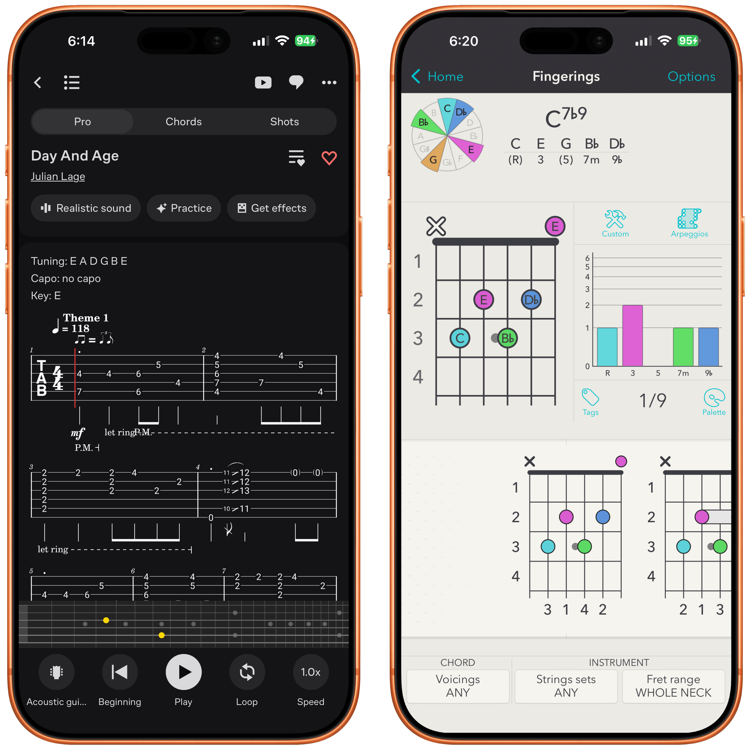 ultimate guitar and chord