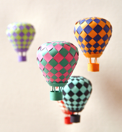 Woven Paper Balloons