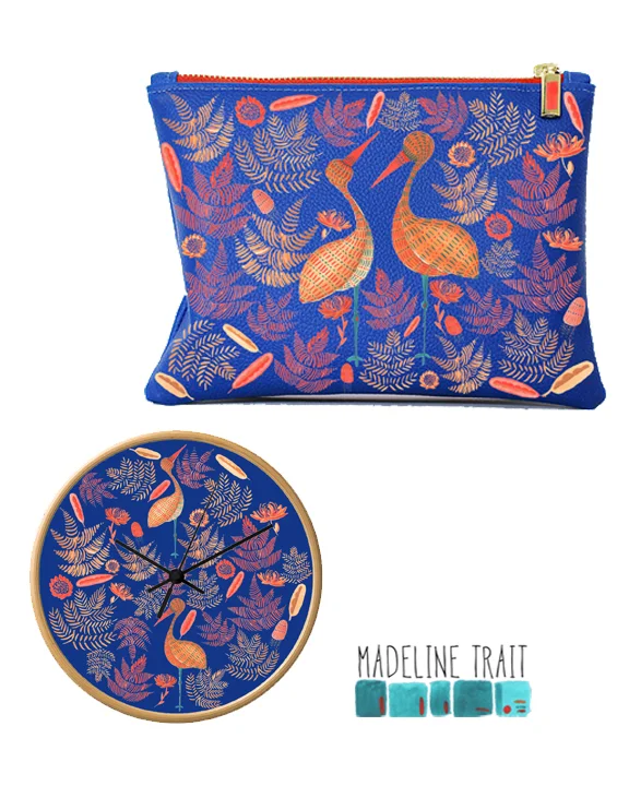 My design I submitted to the class plus a bonus clock to show how it could be applied to other products. 