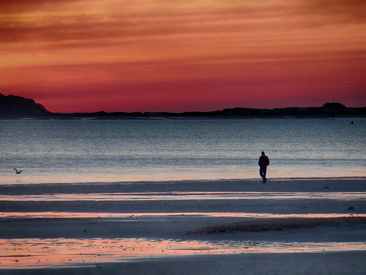 Omaha Beach Sunset