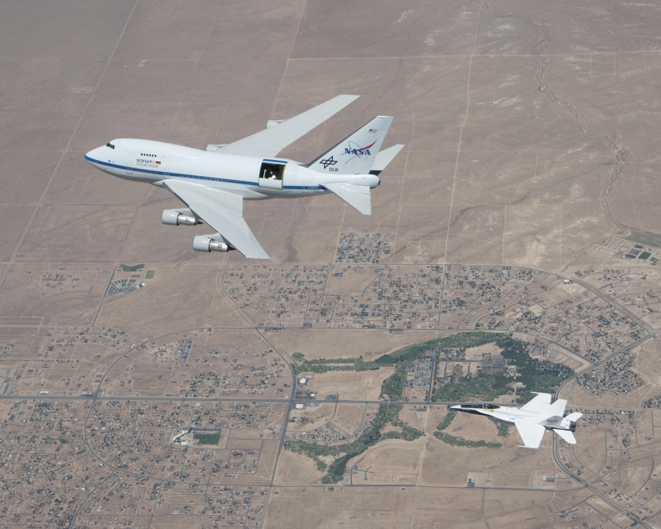 Sofia, the Stratospheric Observatory for Infrared Astronomy (source: NASA/Carla Thomas)