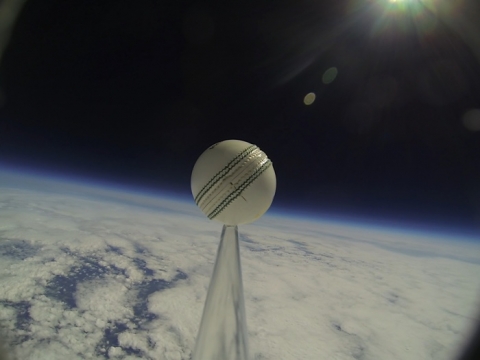 Where no cricket ball has gone before... (Source: England and Wales Cricket Board)