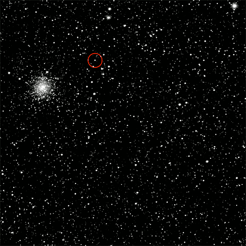 Although this came from a professional observatory (the comet is too faint for most amateur telescopes) this is the kind of context that Esa's Rosetta mission needs from amateur astronomers. (BTW: the cluster of stars on the left is M107) Credit: ESA/Rosetta/MPS for OSIRIS Team MPS/UPD/LAM/IAA/SSO/INTA/UPM/DASP/IDA