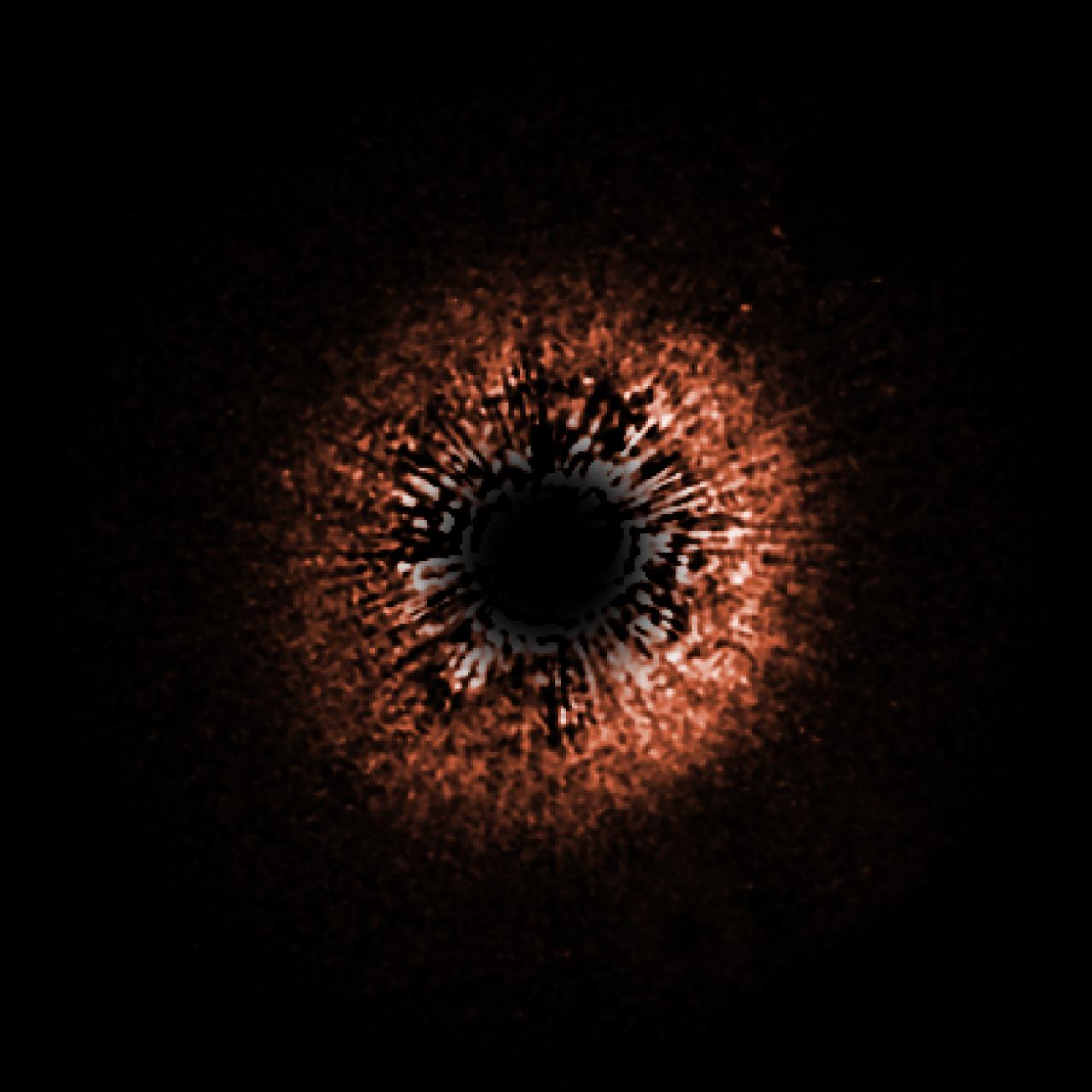 Planetary disk surrounding a younger version of the Sun. Credit: NASA/ESA/D.R. Ardila (JHU)