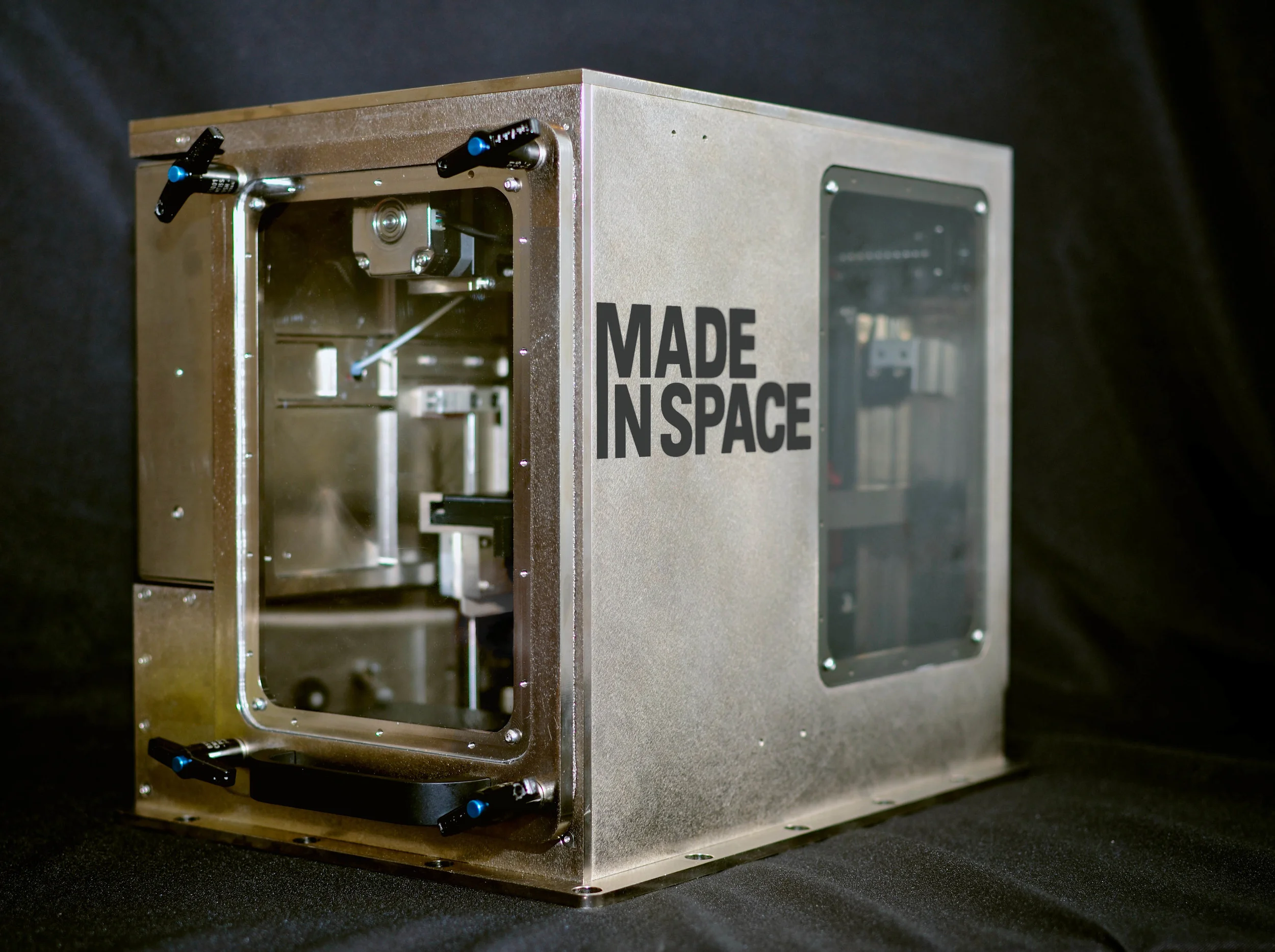 The Made in Space 3D printer will create objects out of thermoplastics on the International Space Station in 2014. Source: Made in Space