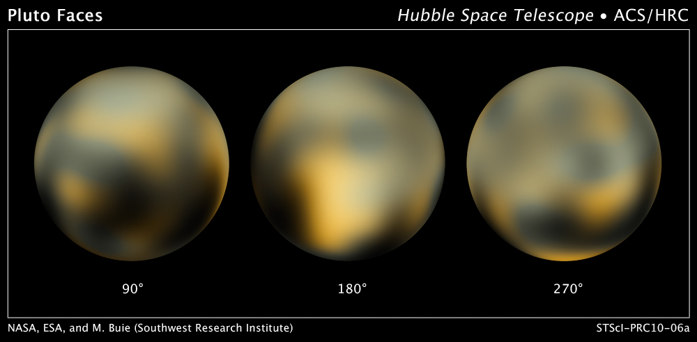 This is the best image we can get of Pluto from Earth. It's one of the largest Kuiper Belt Objects so imagine how difficult it is to study objects a fraction of Pluto's size. Credit: Nasa, Esa, and M. Buie (Southwest Research Institute) 