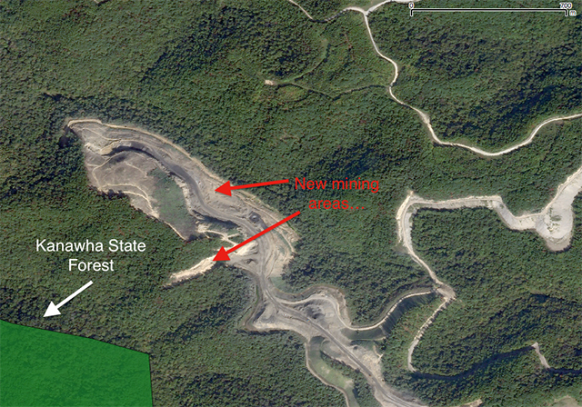 Mountaintop removal in the United States Source: Skybox Imaging