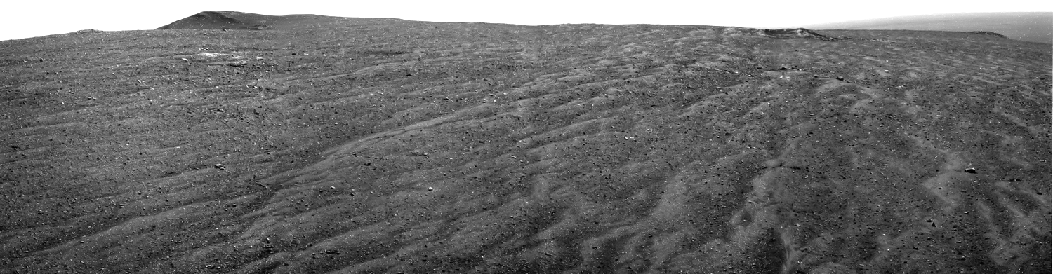 The latest panorama from Mars Exploration Rover Opportunity taken on Sol 3856. (Click to make bigger or follow the link for original data) Source: Nasa/JPL-Caltech , Image Processing: Chris Casper