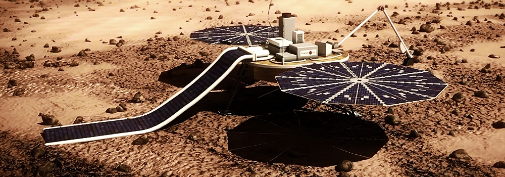 An artist's impression of the Mars One lander scheduled for 2018. Credit: Mars One