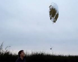 An early 2014 picoballoon launch. Source: Amateur Radio Victoria