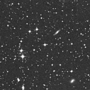 J1407 is the star at the center of this image from the Digitized Sky Survey. As a pretty picture, there's nothing too spectacular about it. But as astronomers measure its brightness night by night they can derive an exoplanet's size, orbit, and other properties. J1407b is the first exoplanet whose rings scientists have detected. Credit: STScI, ROE, AAO, UK-PPARC, CalTech, National Geographic Society Source: Digitized Sky Survey via Nasa SkyView