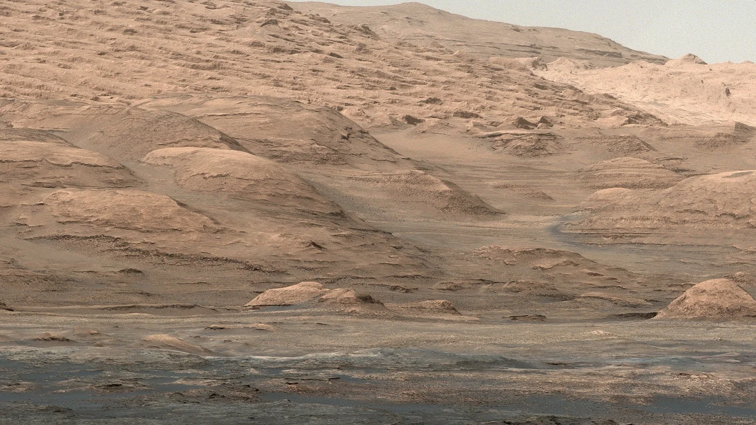 Room with a view? The 100 people selected by Mars One may have a shot at exploring Mars. This is a view of Aeolis Mons (what Nasa renamed Mount Sharp) taken by the Curiosity rover Credit: Nasa/JPL-Caltech