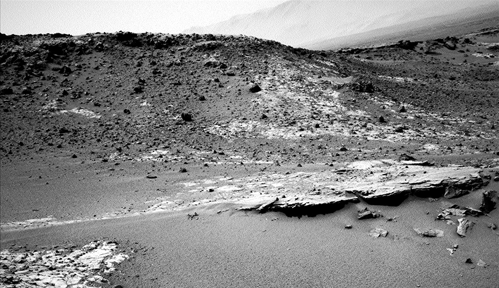 A recent image from Mars. Nasa's Mars Science Laboratory Curiosity took this picture last week. Credit: Nasa/JPL-Caltech