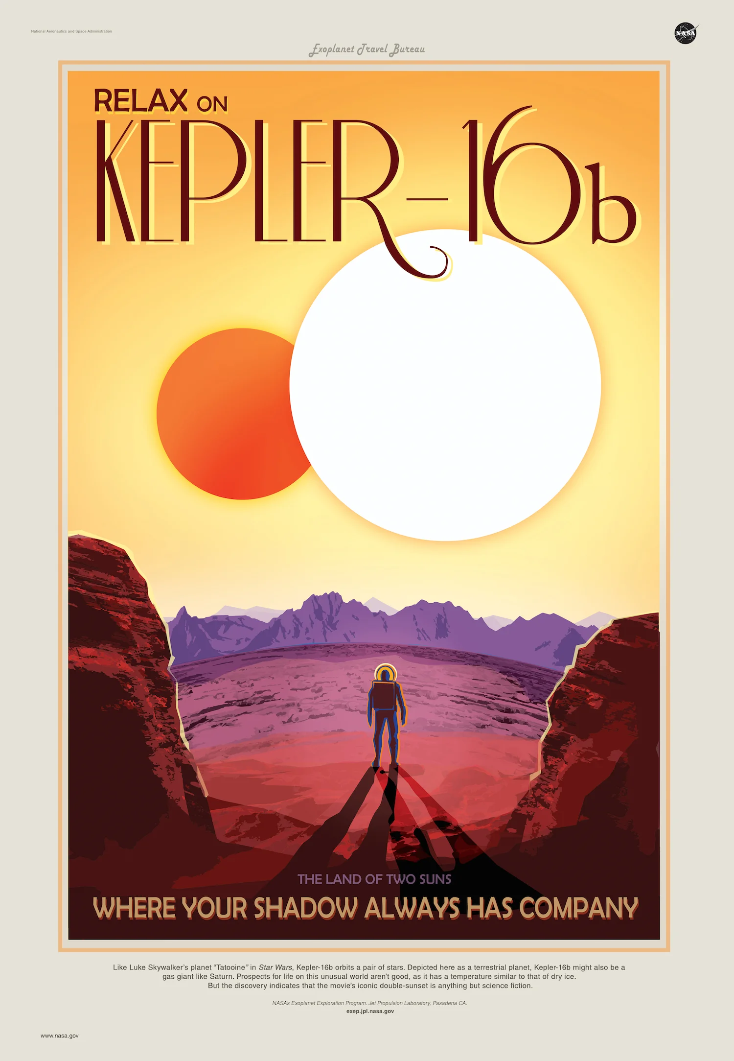 Crossing the 100-kilometer boundary of outer space is hard enough - tours of alien worlds will have to wait. Credit: Nasa/JPL-Caltech
