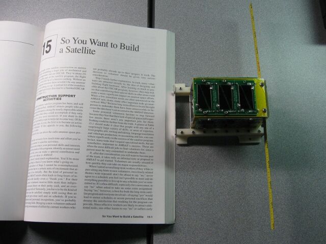 The $50Sat reached orbit in 2013. Dr. Robert Twiggs, one of the original developers of the CubeSat, created the PocketQube to make space projects more affordable for student and amateur satellite makers. Credit: $50Sat