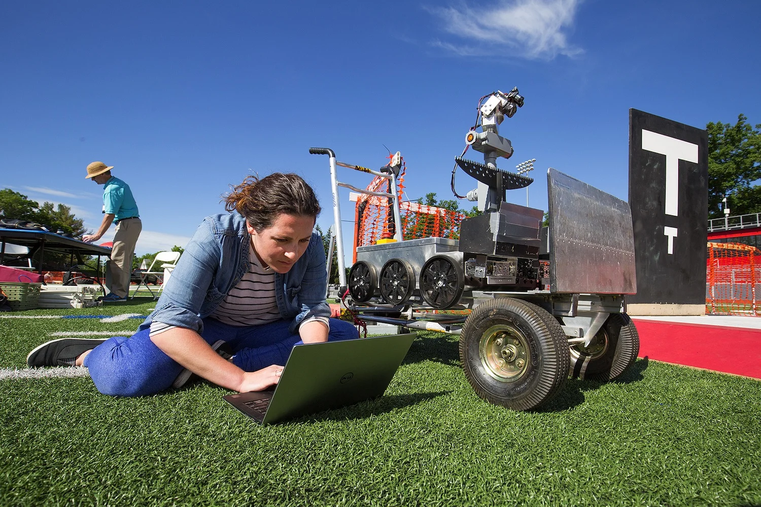 Team AL has one member: Canadian maker Erica Tiberia whose rover design made it through the first round of Nasa's Sample Return Robot Challenge. Credit: Nasa