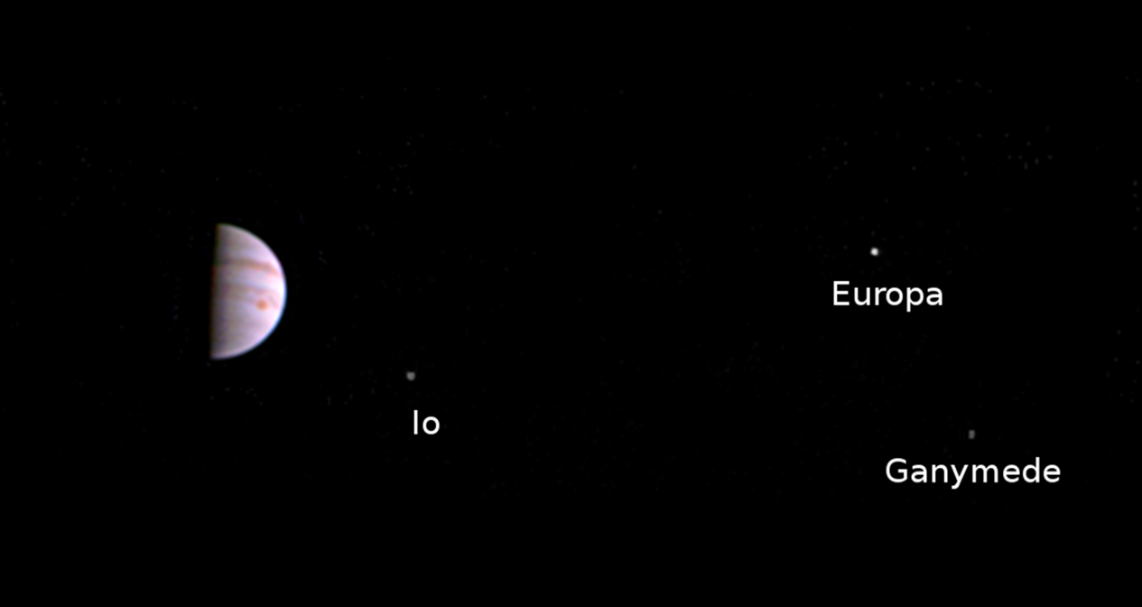 Nasa's Juno spacecraft has an orbit that takes it so far from Jupiter that the giant planet is only a few pixels across in its JunoCam instrument. Amateur astronomers can actually get much better - and many more - pictures all the way from Earth. That is one of the reasons planetary scientists rely on the world's amateur astronomers. Credit: Nasa/JPL-Caltech/SwRi/MSSS