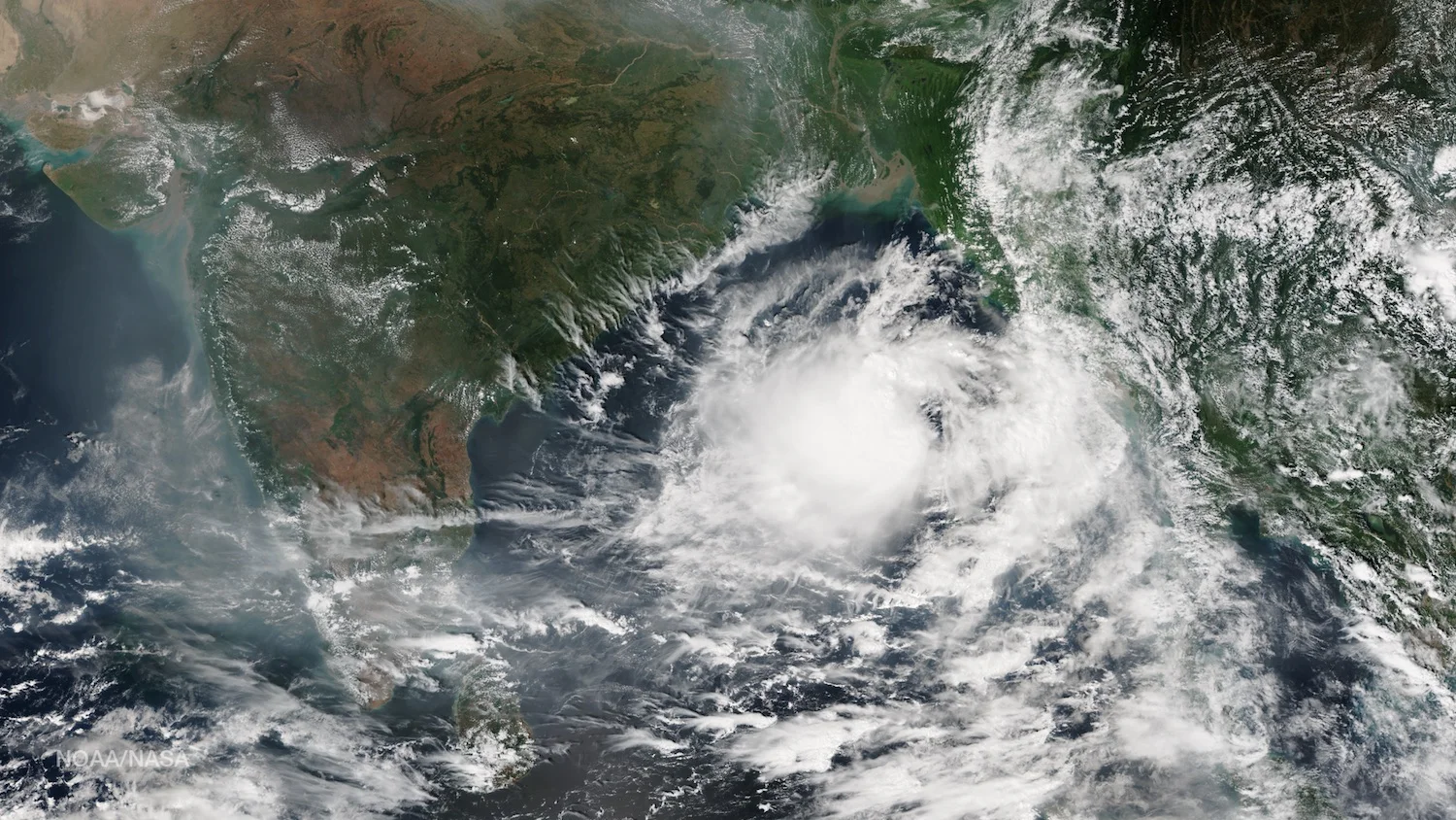 Satellite images and data can be used in the classroom with educational resources from the National Oceanic and Atmospheric Administration. Credit: Nasa/Noaa