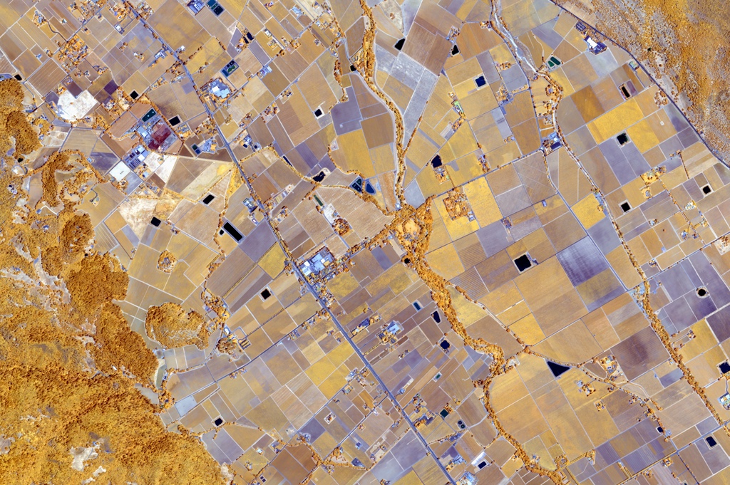 Images of Earth from space can enhance a wide range of humanitarian efforts from analyzing the health of small farms to tracking the displacement of refugees in crisis areas. Credit: Digital Globe