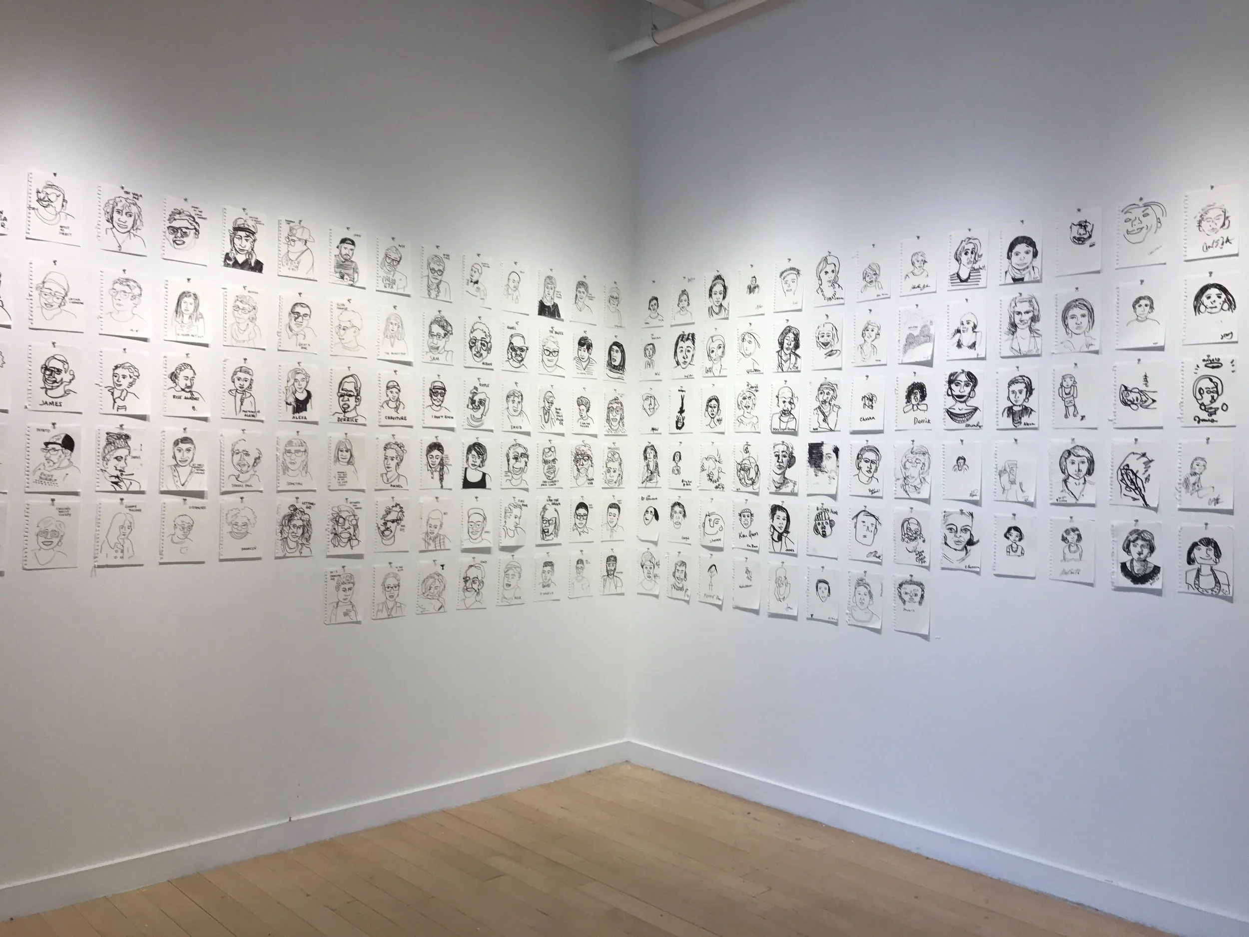 Participatory Portraits Installation