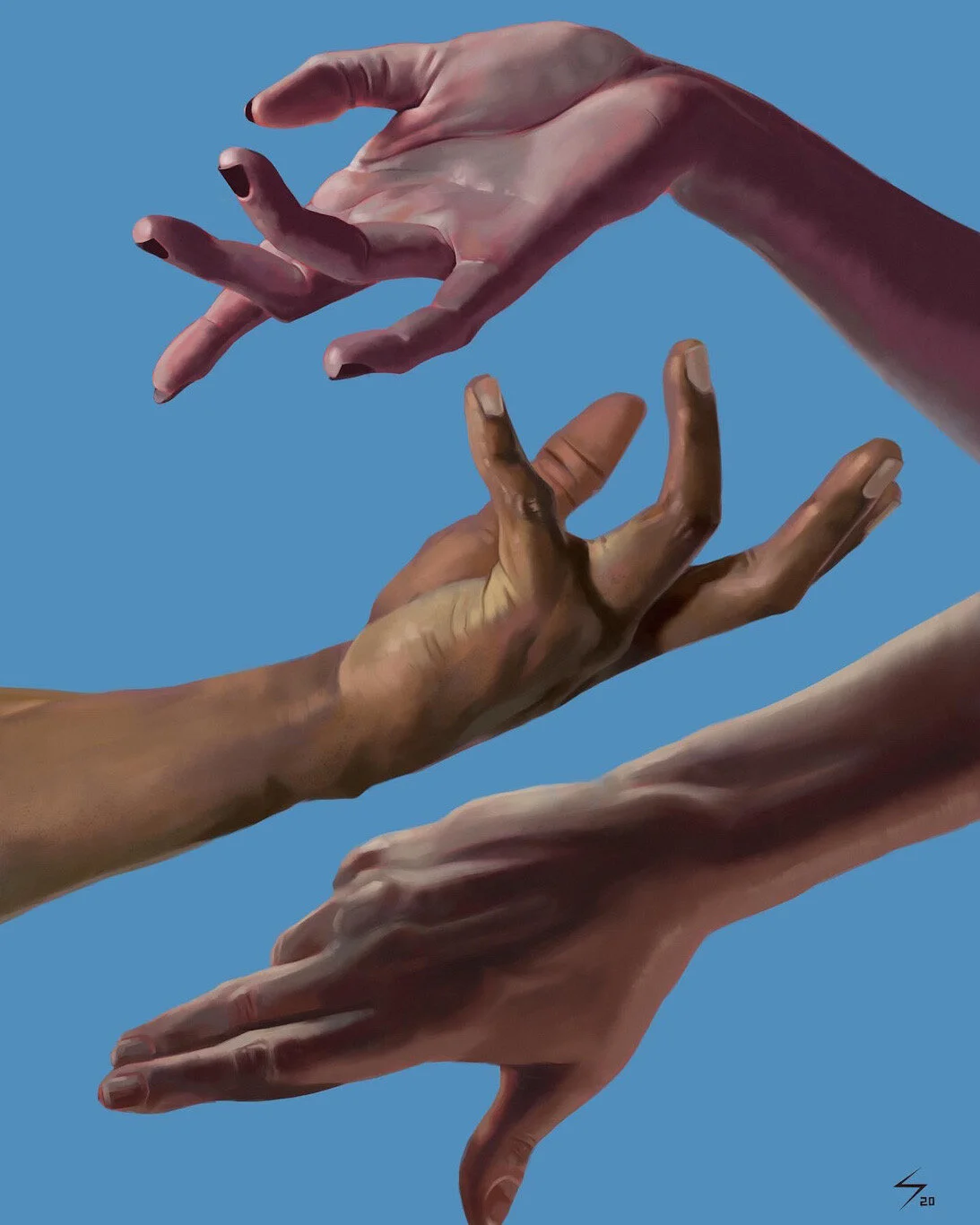  Hand Studies 