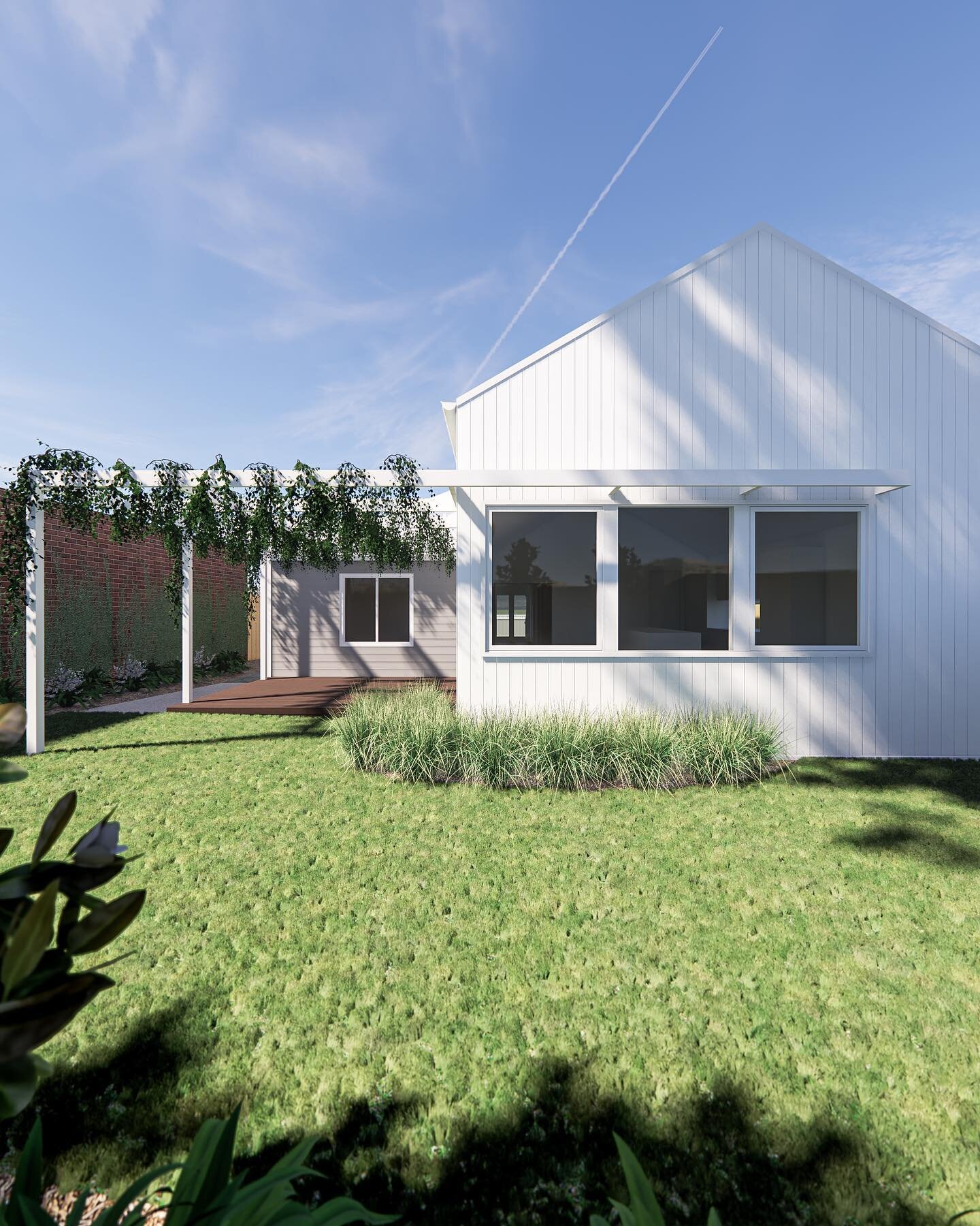 Wanalta House

Currently in concept design the Wanalta House is a contemporary addition and alterations to an interwar bungalow. The original portion of the home will undergo some alterations, repair and restoration work to bring it back to life. Whi