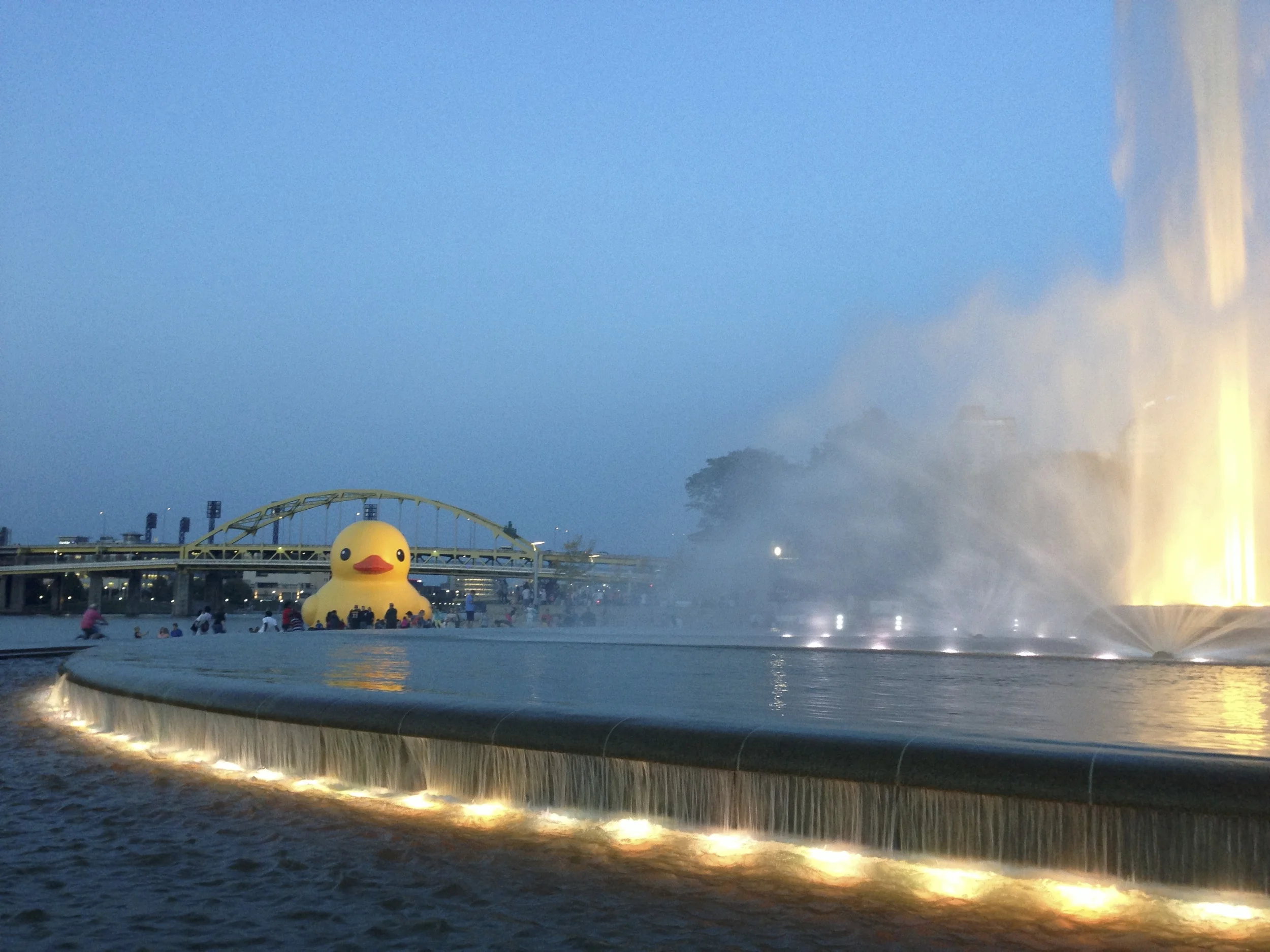 The Duck and the Fountain