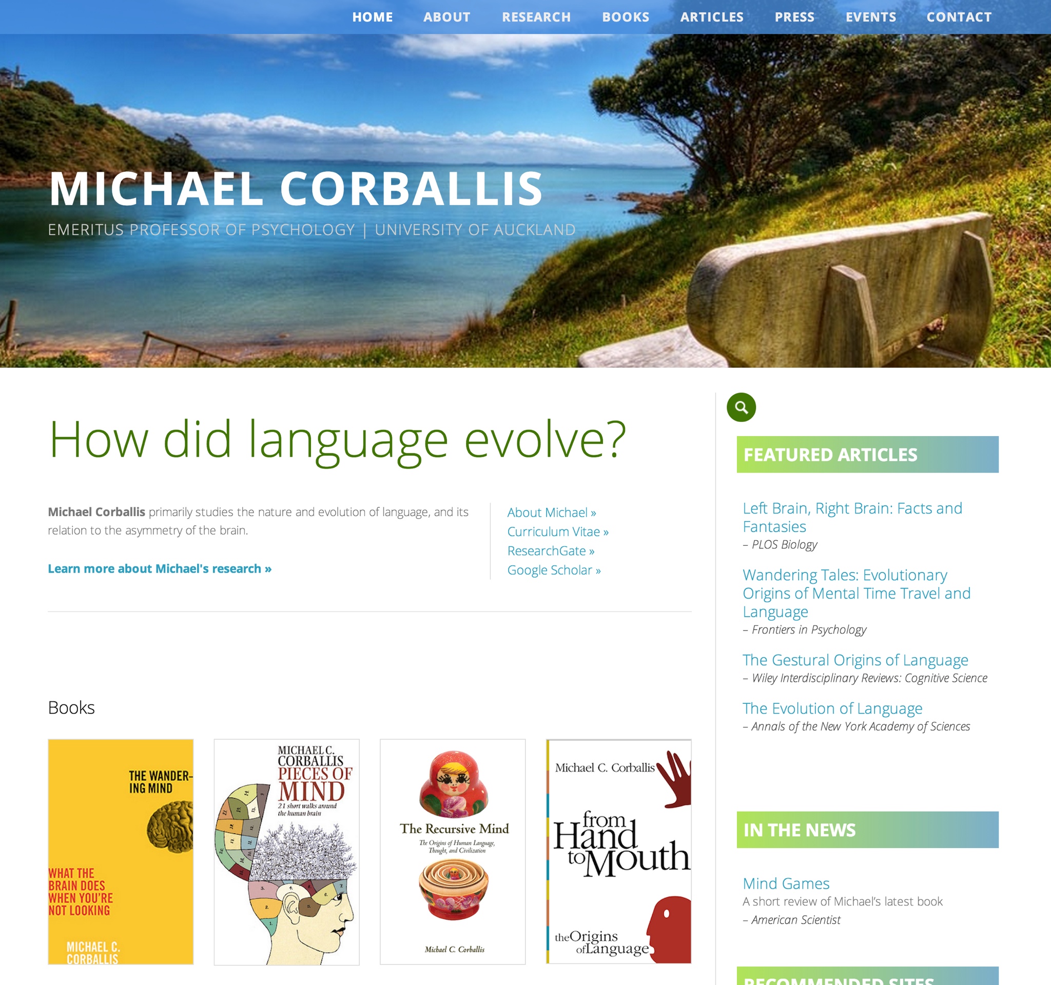Visit Michael's ScienceSite