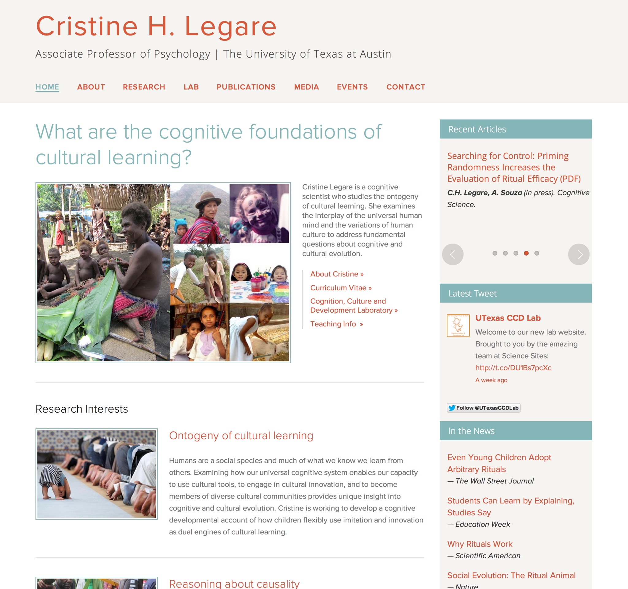 Visit Cristine's ScienceSite