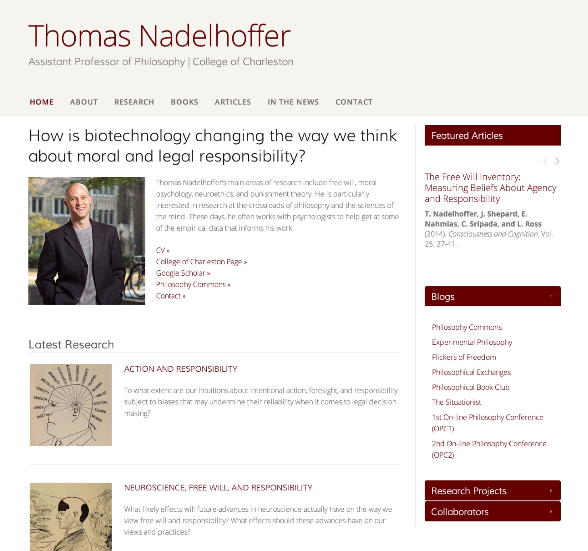 Visit Thomas's ScienceSite »