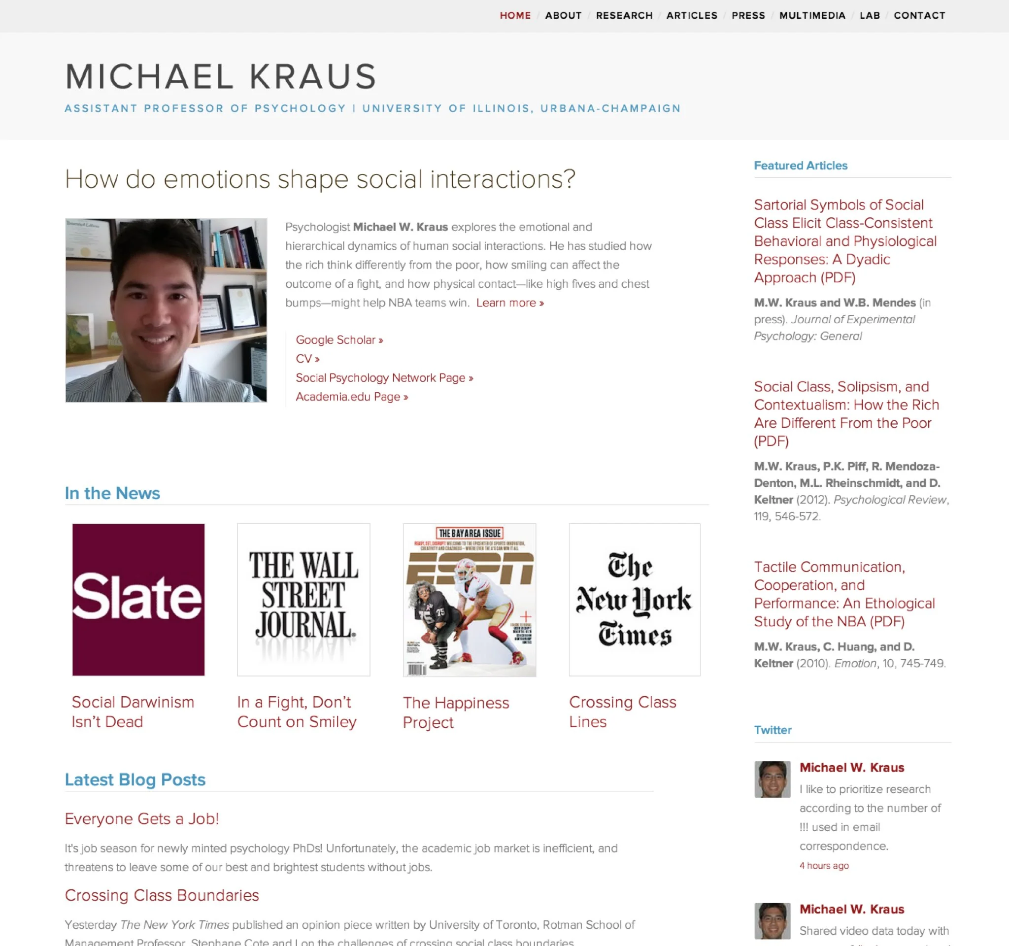 Visit Michael's ScienceSite