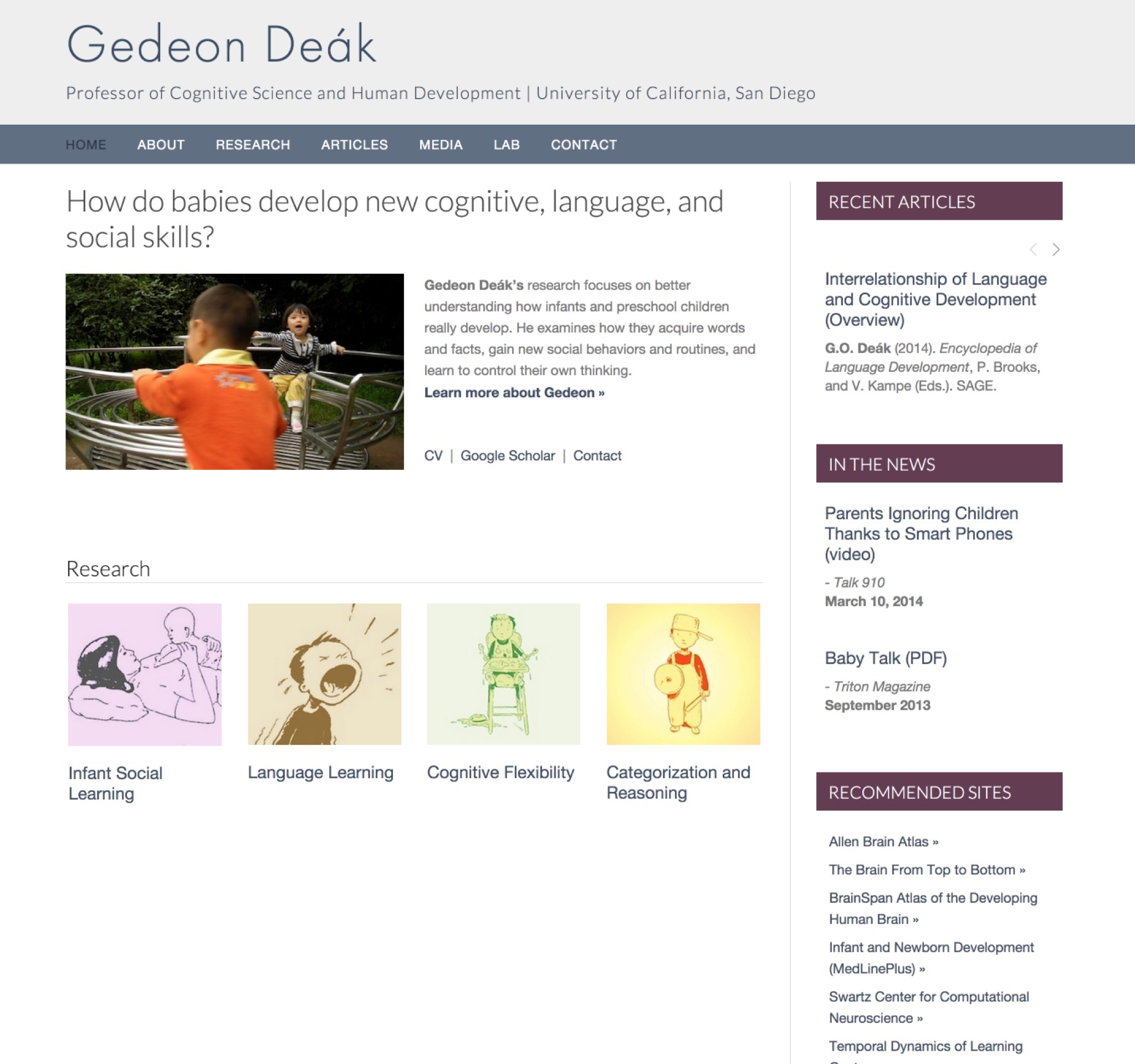 Visit Gedeon's ScienceSite