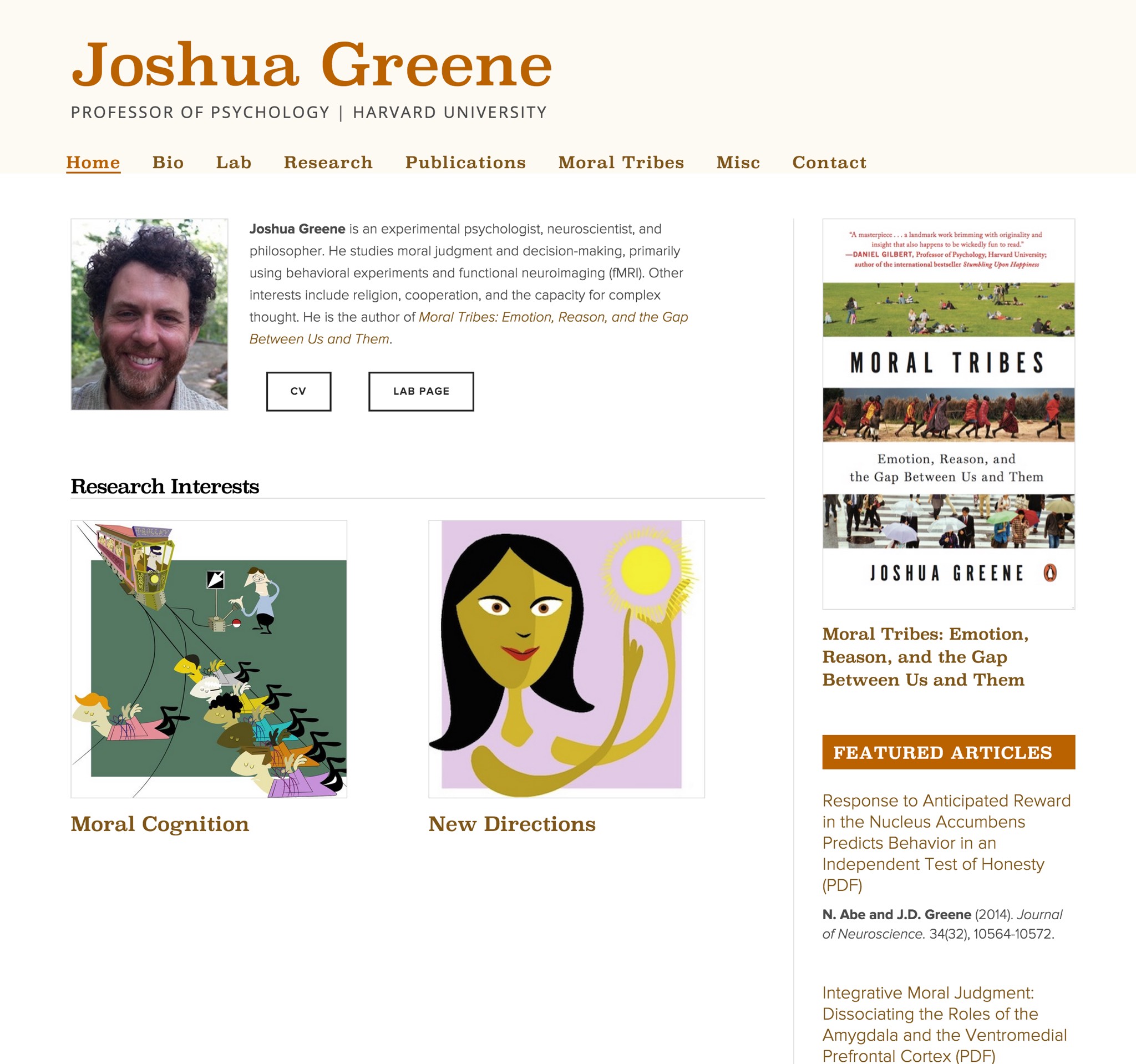Visit Joshua's ScienceSite