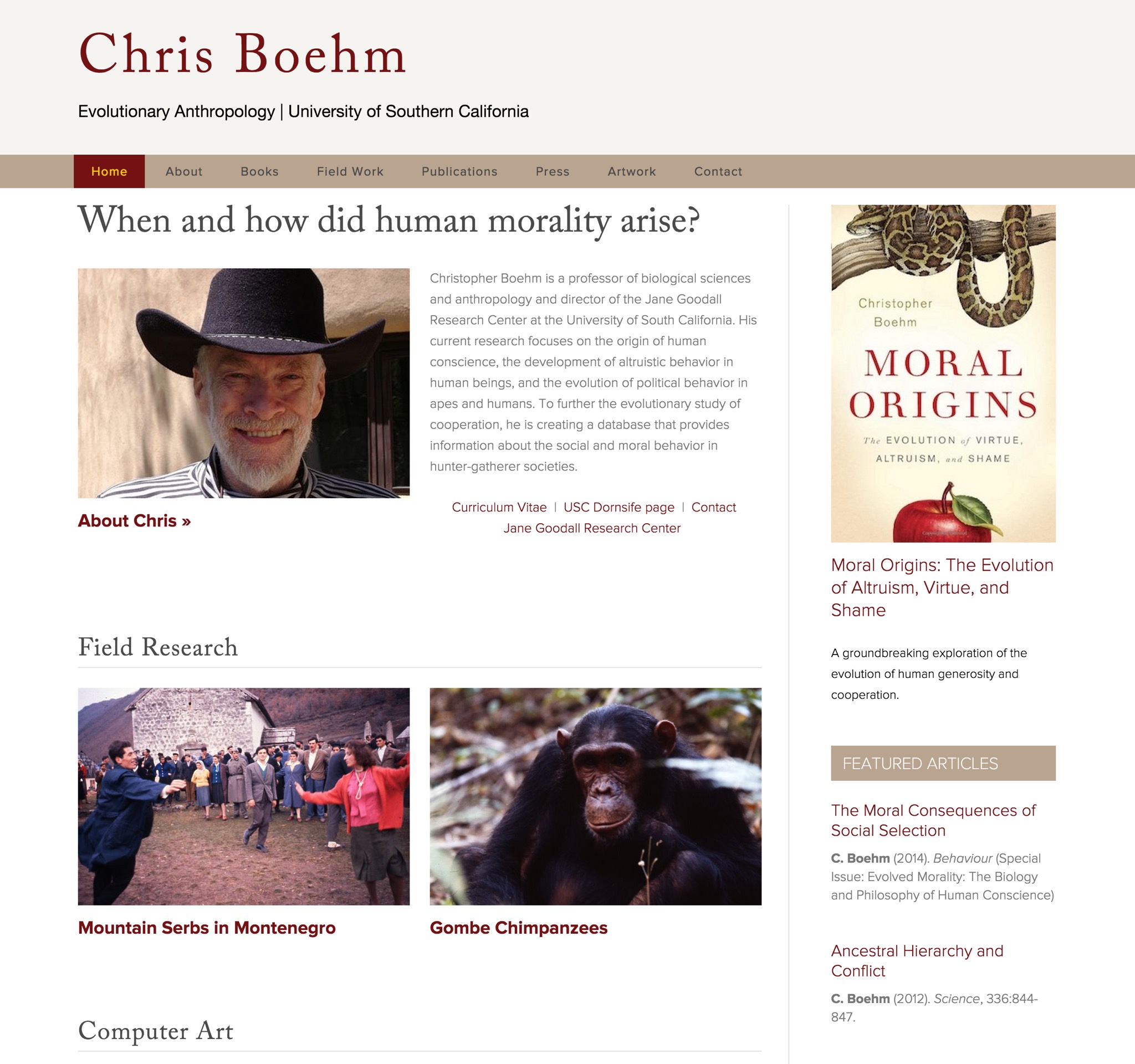 Visit Christopher's ScienceSite