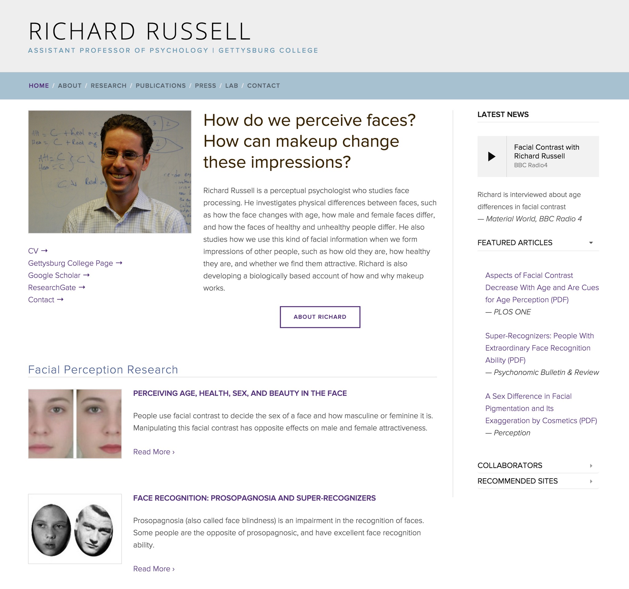 Visit Richard's Science Site