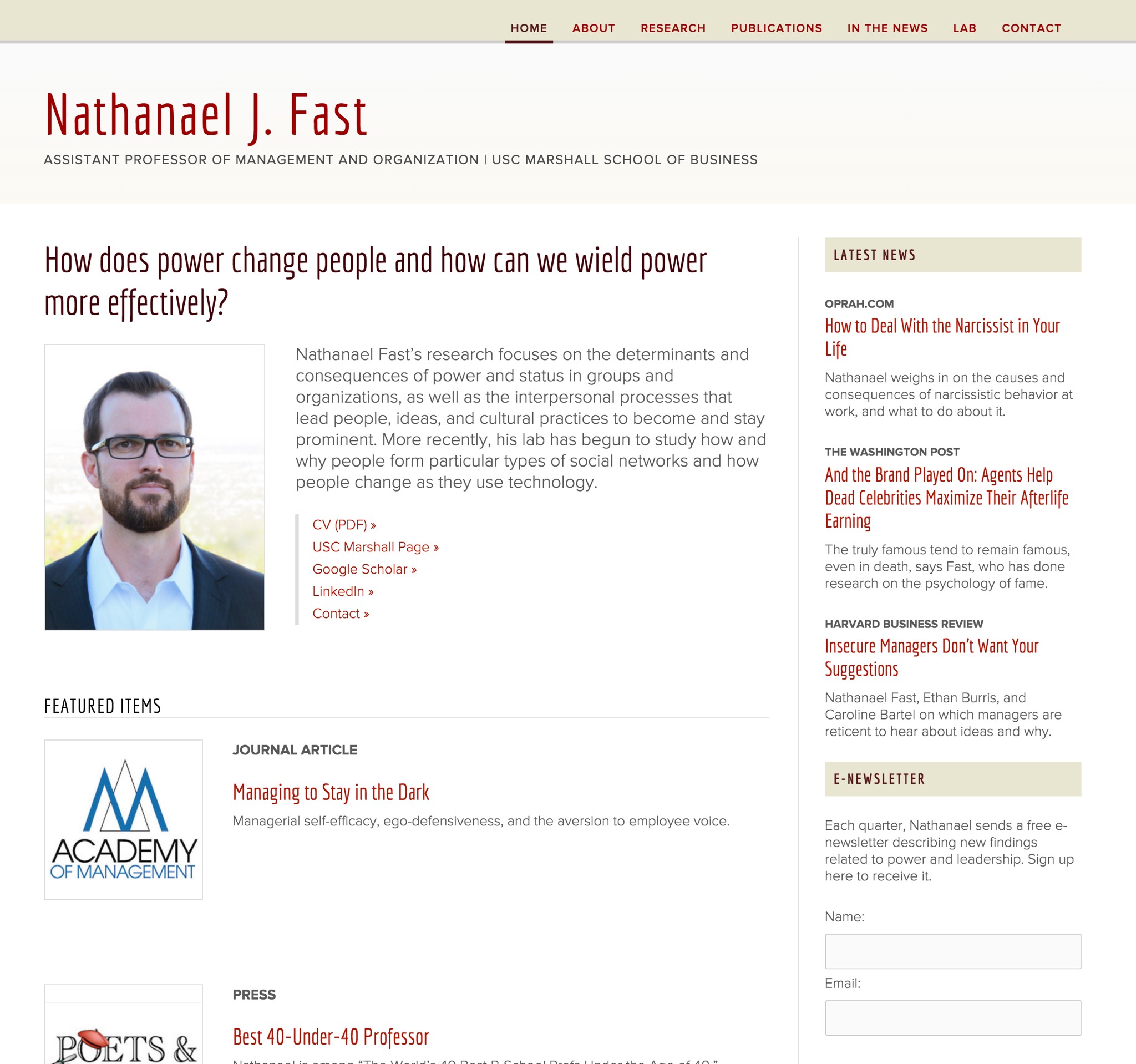 Visit Nathanael's Science Site