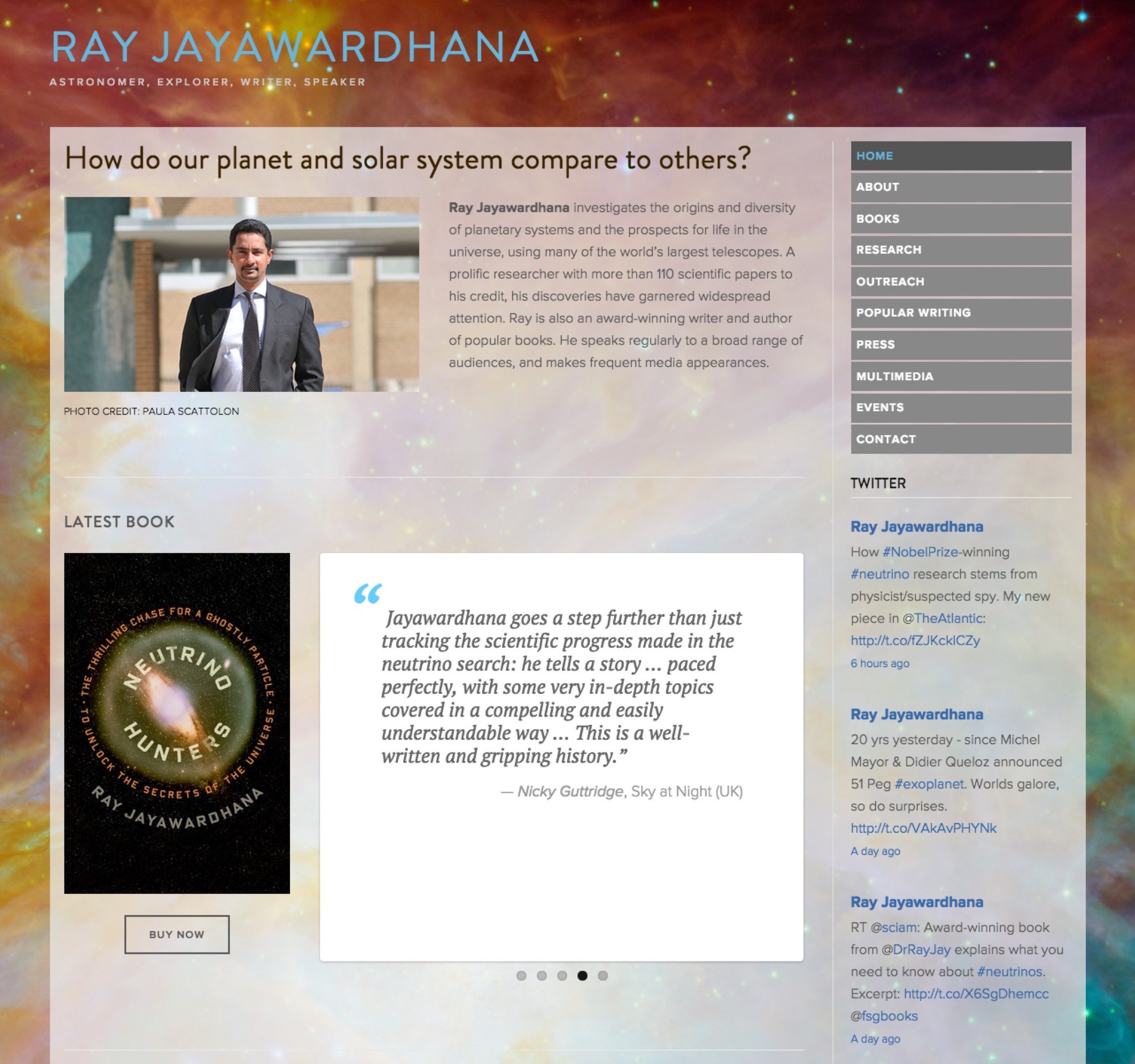 Visit Ray's ScienceSite