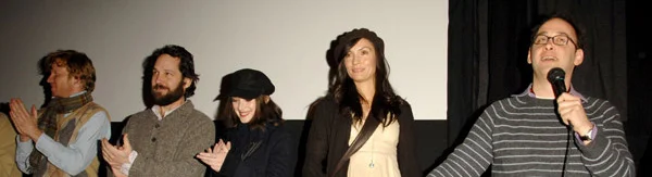 Introducing The Ten cast members A.D. Miles, Paul Rudd, Winona Ryder, Famke Janssen at Sundance 2007.