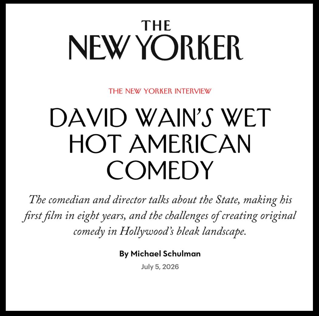 New Yorker interview