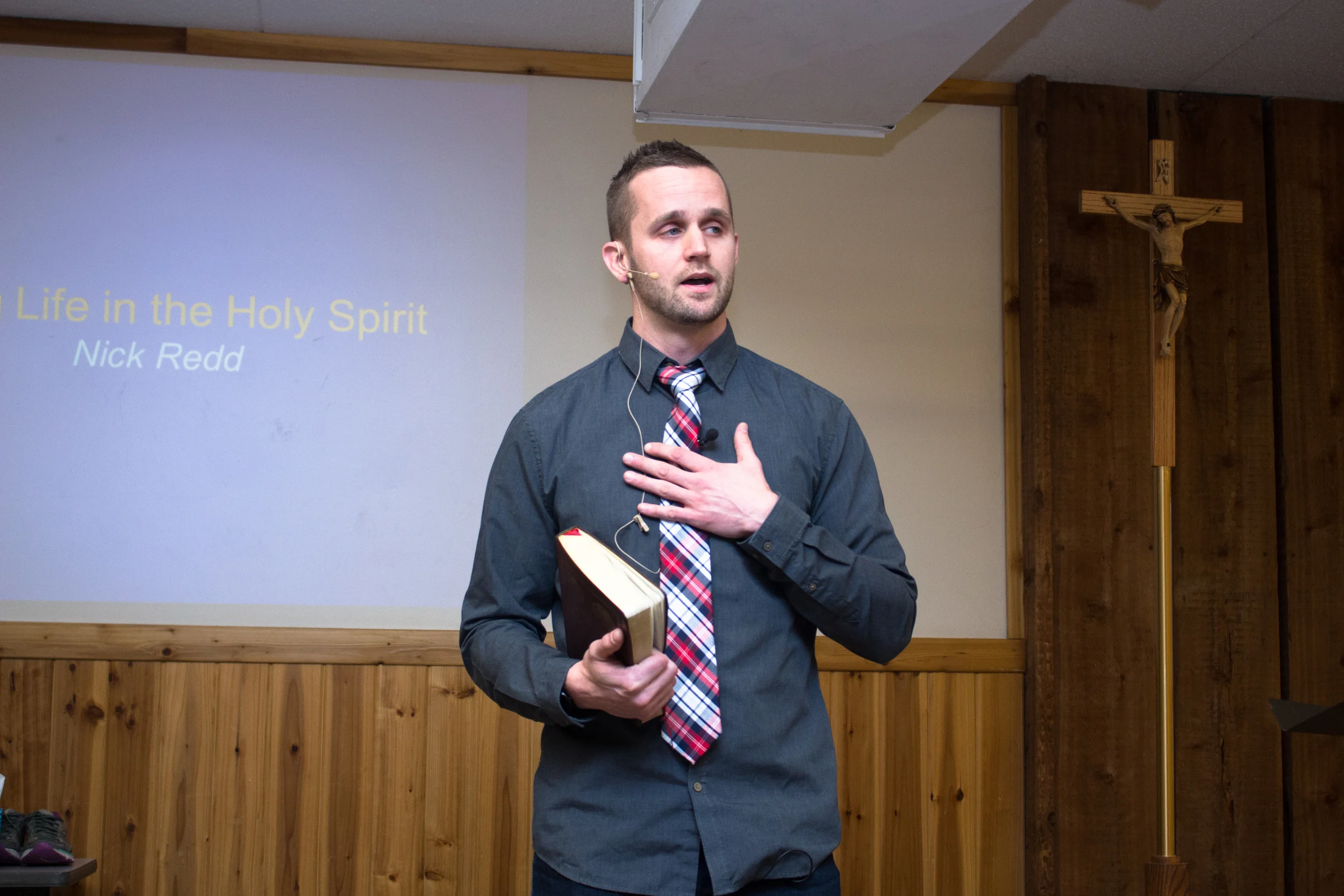 NICK REDD, spo mission director at university of st. thomas, PREACHING STRAIGHT AT MY HEART