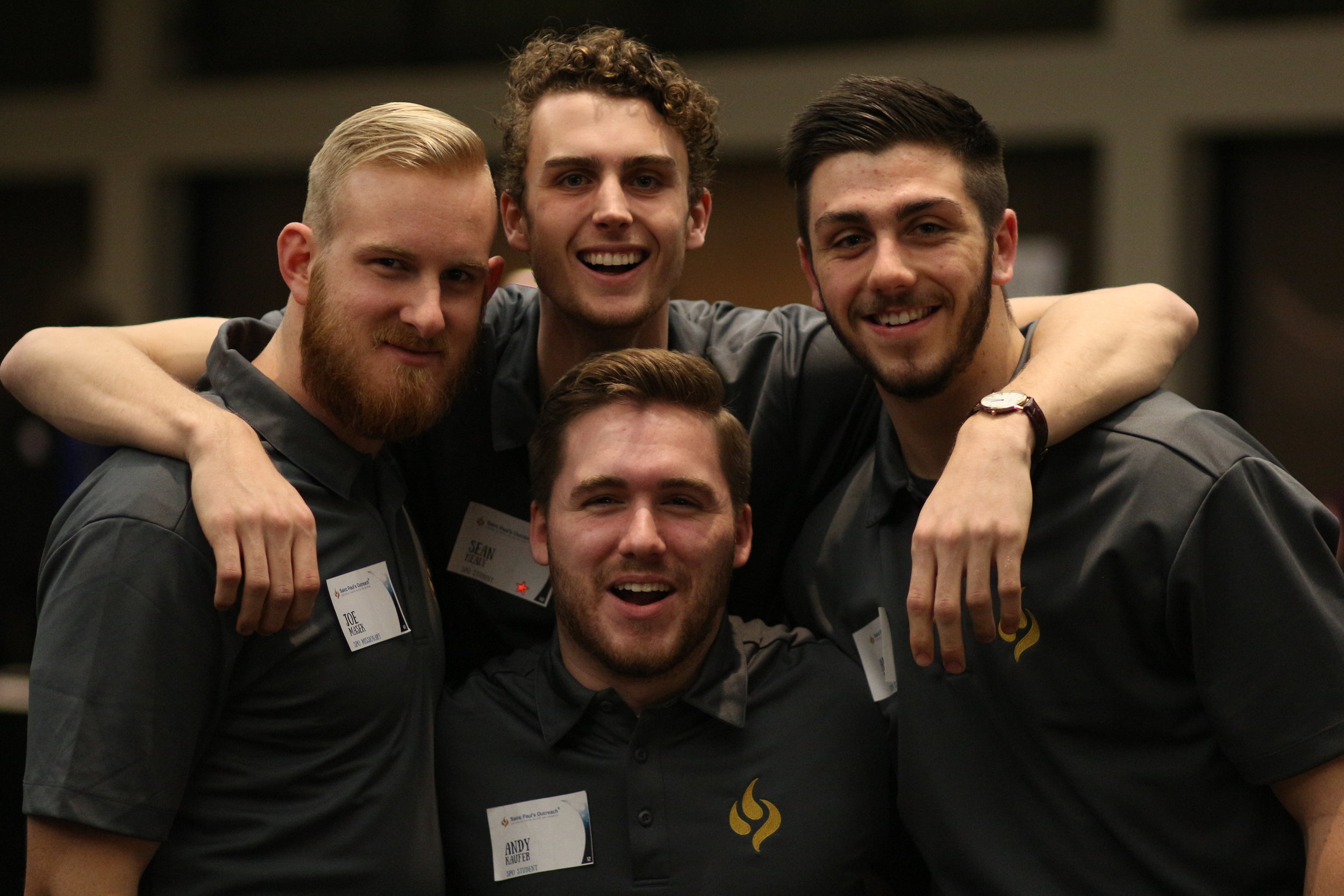 Students and staff of SPO (l-r): Joe Masek, Sean Healy, Andy Kaufer, and Alex Spanton.