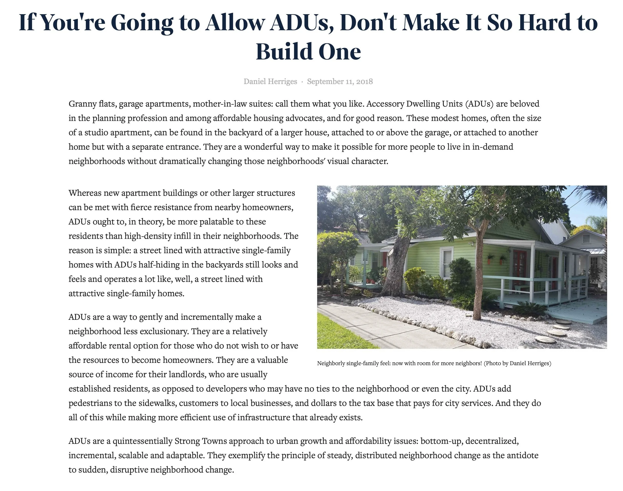 Sag Harbor Village Reduces Minimum ADU Size to 280 sf