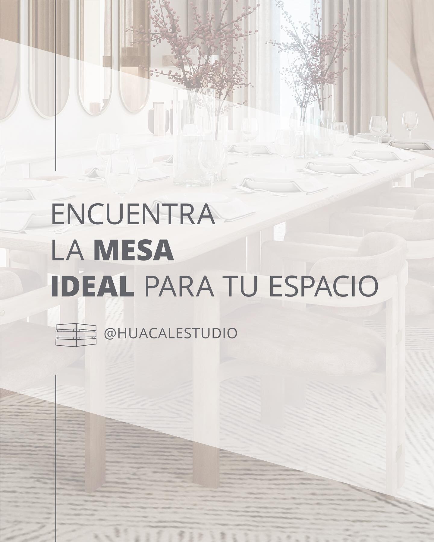 Design Tip &bull; Mesas
Checa estas recomendaciones para que elijas el comedor ideal. Cu&eacute;ntanos si te sirve!
.
.
.
#HuacalEstudio #InteriorismoCDMX #InteriorismoMexicano #InteriorDesignStudio #CustomInteriorDesign