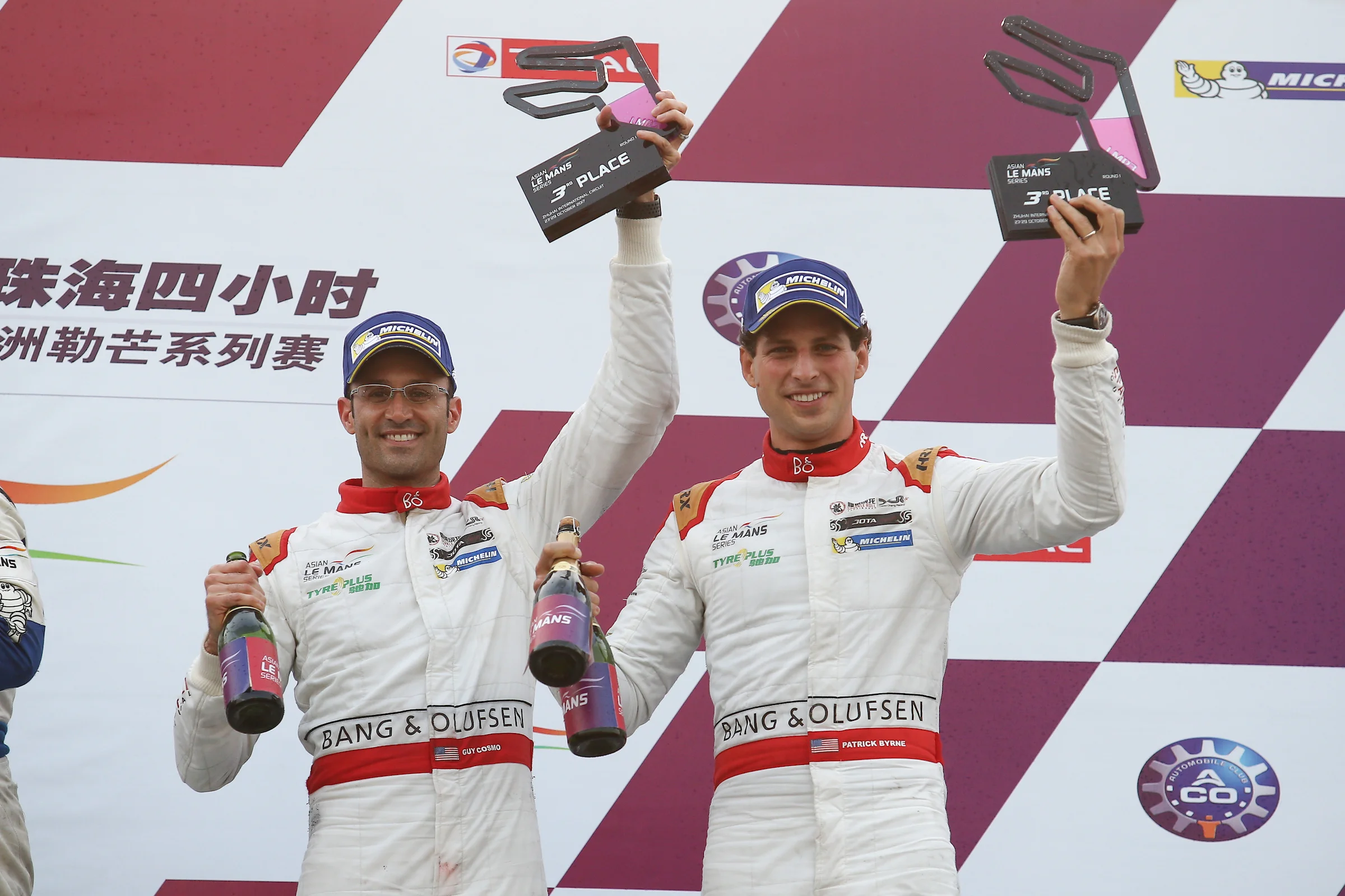 Cosmo and Byrne Take Third In Asian Le Mans Series Round One at Zhuhai, China